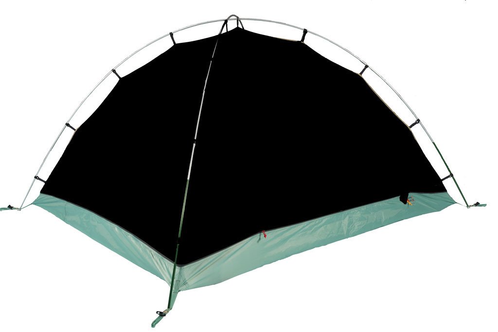 Triangulum Night Sky 3P Base camping tent setup on a mountain peak, showcasing durable, lightweight camping gear in outdoor environment.