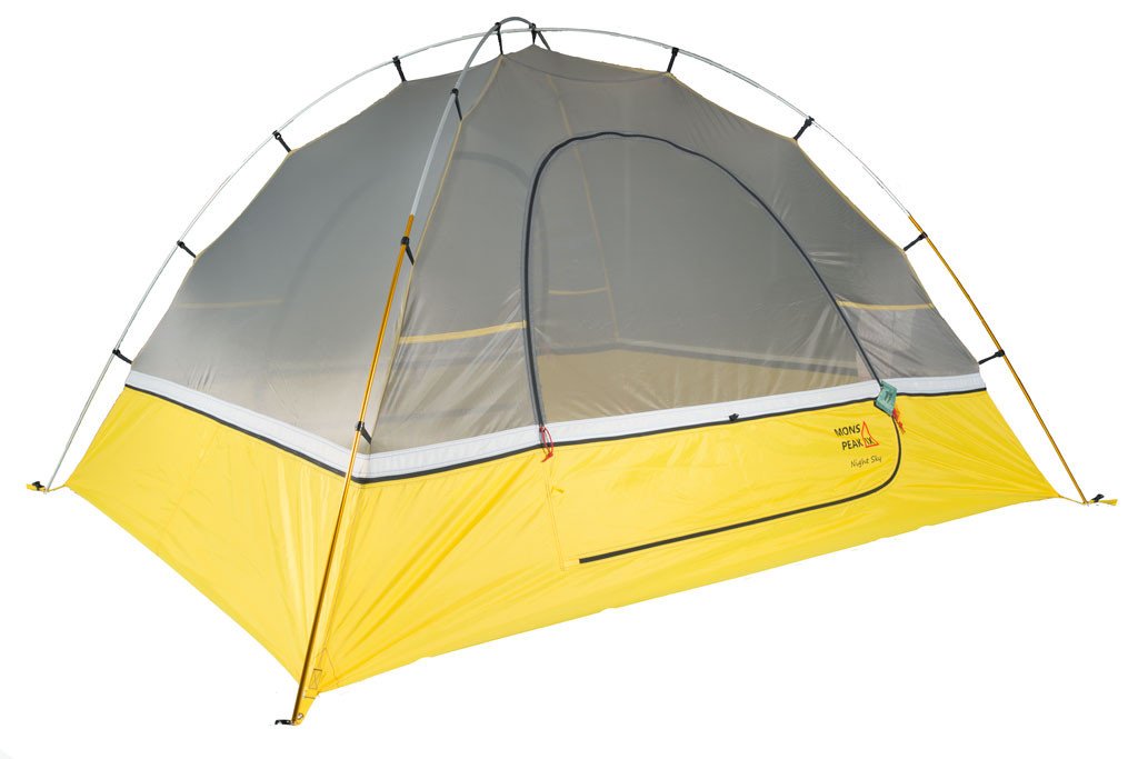 Triangulum Night Sky 3- or 4-person backpacking tent shown from side view, ideal for camping and outdoor adventures.