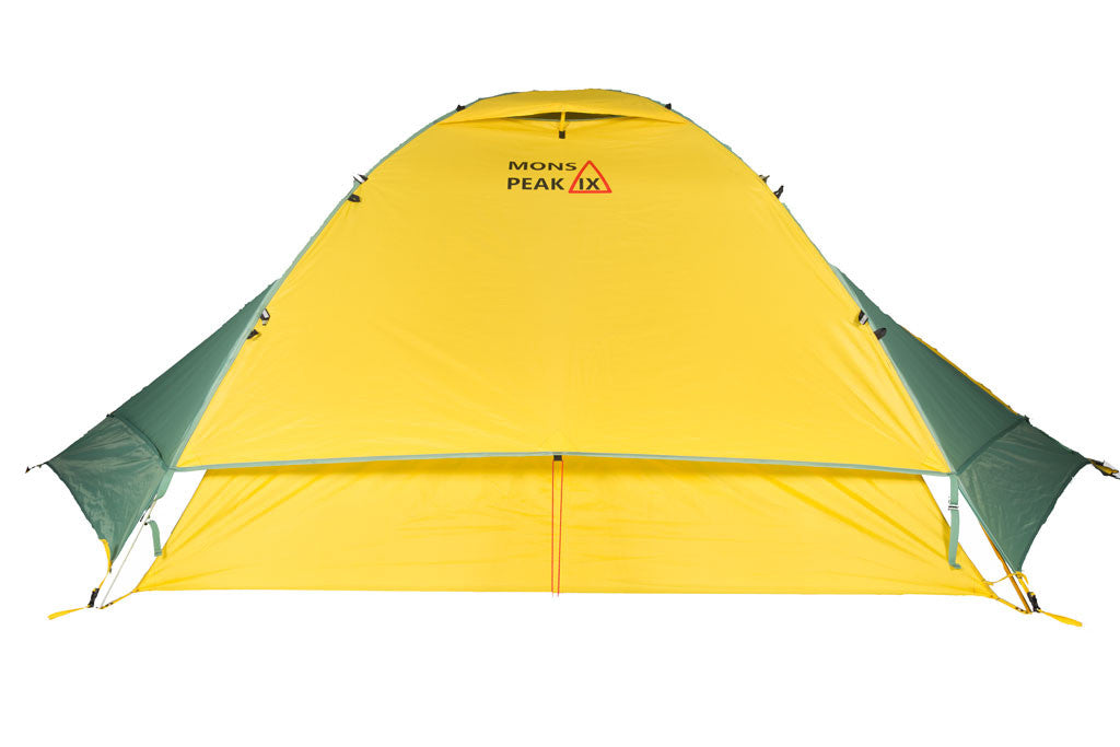 Triangulum Night Sky 3 and 4 person 2-in-1 backpacking tent with side view, showcasing durable camping shelter for outdoor adventures.
