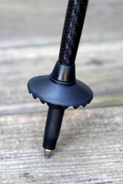 Triangulum Trekking Poles Universal Carbide Tips 4-Pack with mud and snow baskets for hiking and camping support.