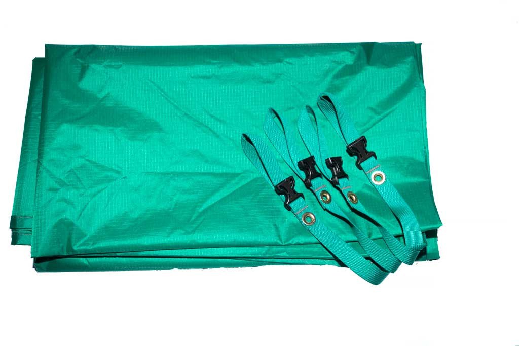 Triangulum Trail 21+ and 21+ Triple Tough 1P+ footprint for camping tents, shown on a backpacking tent floor.
