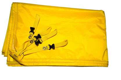 Triangulum Trail 43 4P camping footprint on Mons Peak IX backpacking tent, durable protective groundsheet for outdoor camping.