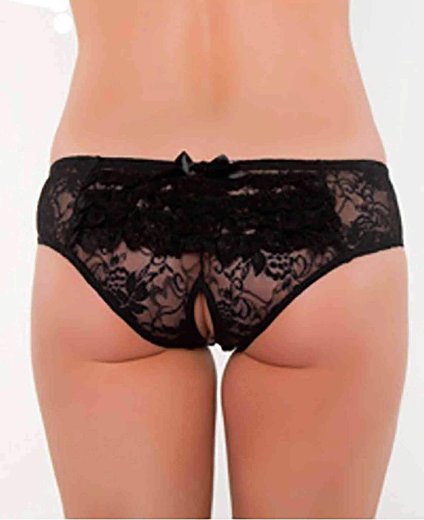 Naughty panty by Harlequin Icarus, crotchless women&