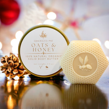 Emerald Tulsi Ultimate Moisture Shea Butter Lotion Bar for bodycare, solid moisturizing bar with rich shea butter texture.