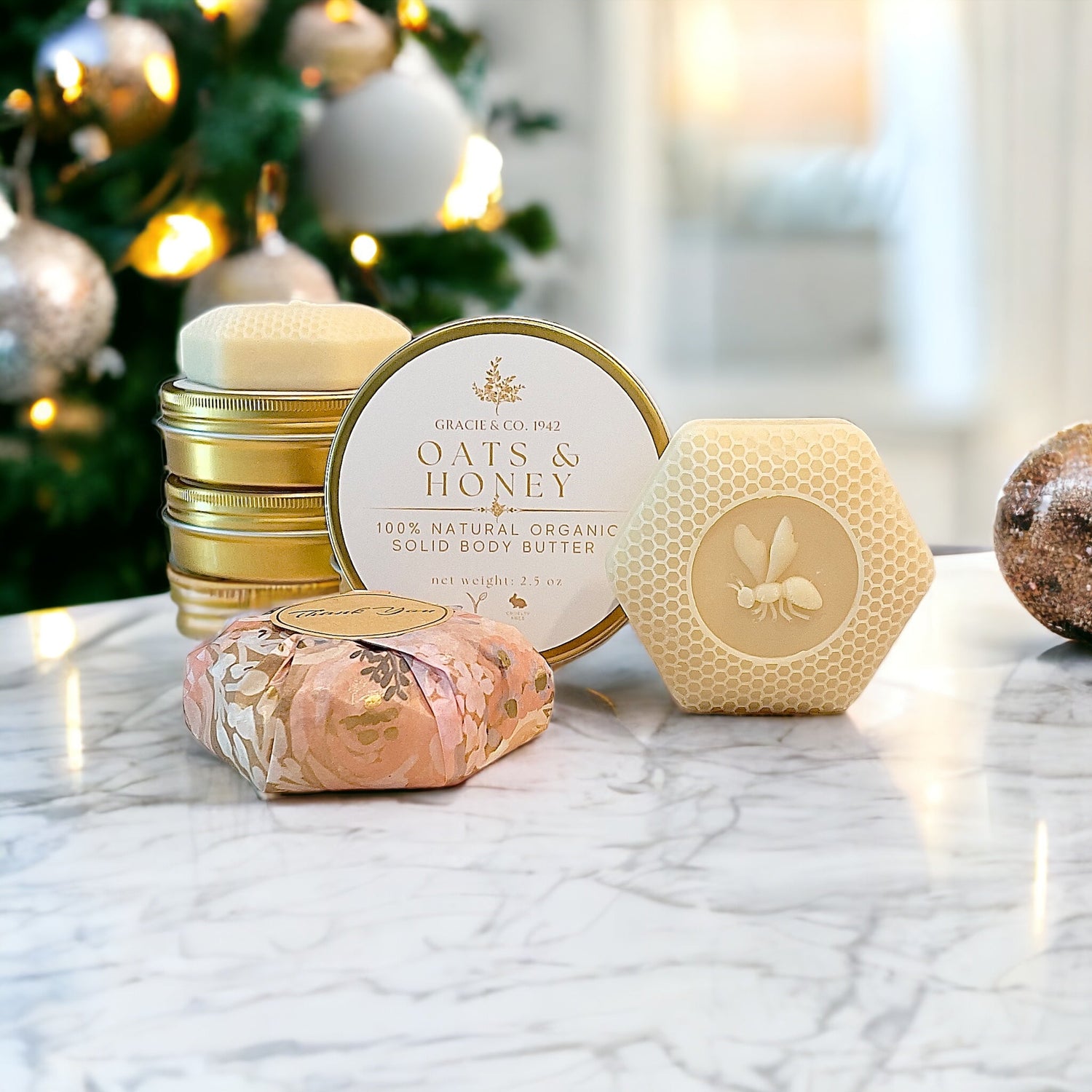 Emerald Tulsi Ultimate Moisture Shea Butter Lotion Bar for bodycare, solid moisturizer with rich shea butter texture.