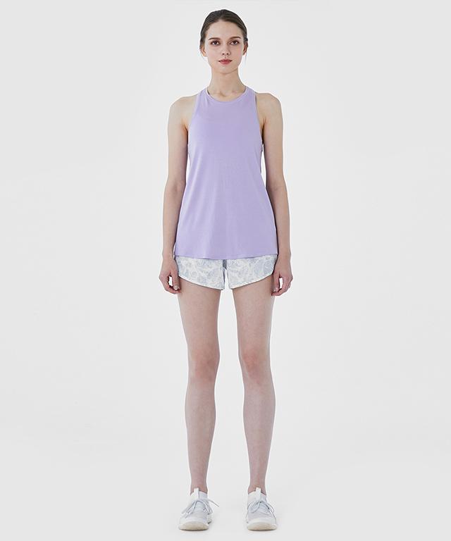 Women’s All The Time Shorts by Amethyst Lucy, casual denim shorts with a relaxed fit, displayed on a hanger.