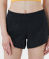 Amethyst Lucy All The Time Shorts for women, casual denim shorts with rolled cuffs and distressed details, front and side view.