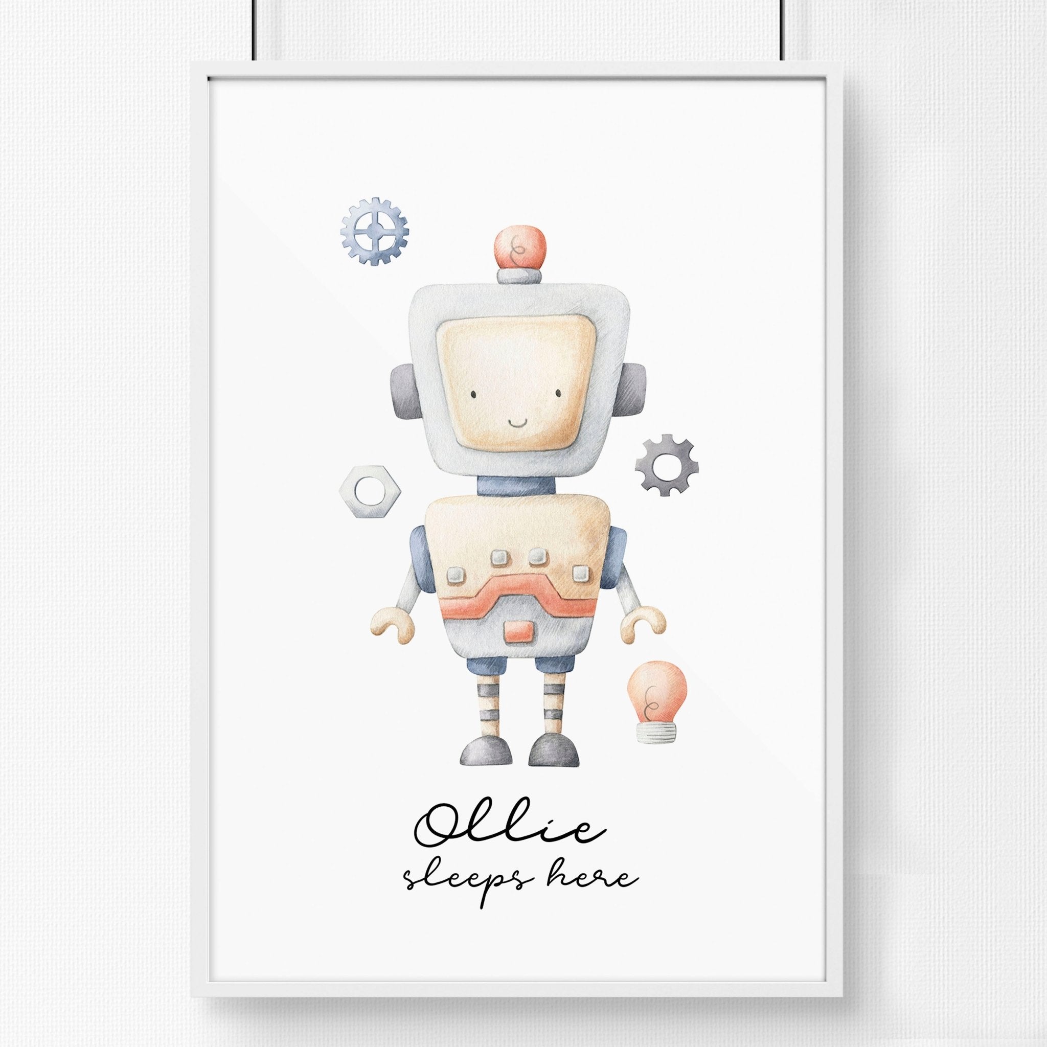Nursery wall art print by Lime Theseus featuring colorful home decor for a child&