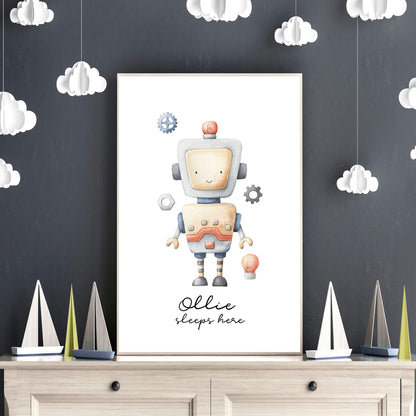 Nursery wall art print by Lime Theseus featuring colorful, playful designs for children&
