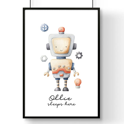 Nursery wall art print by Lime Theseus featuring colorful illustrations for children&