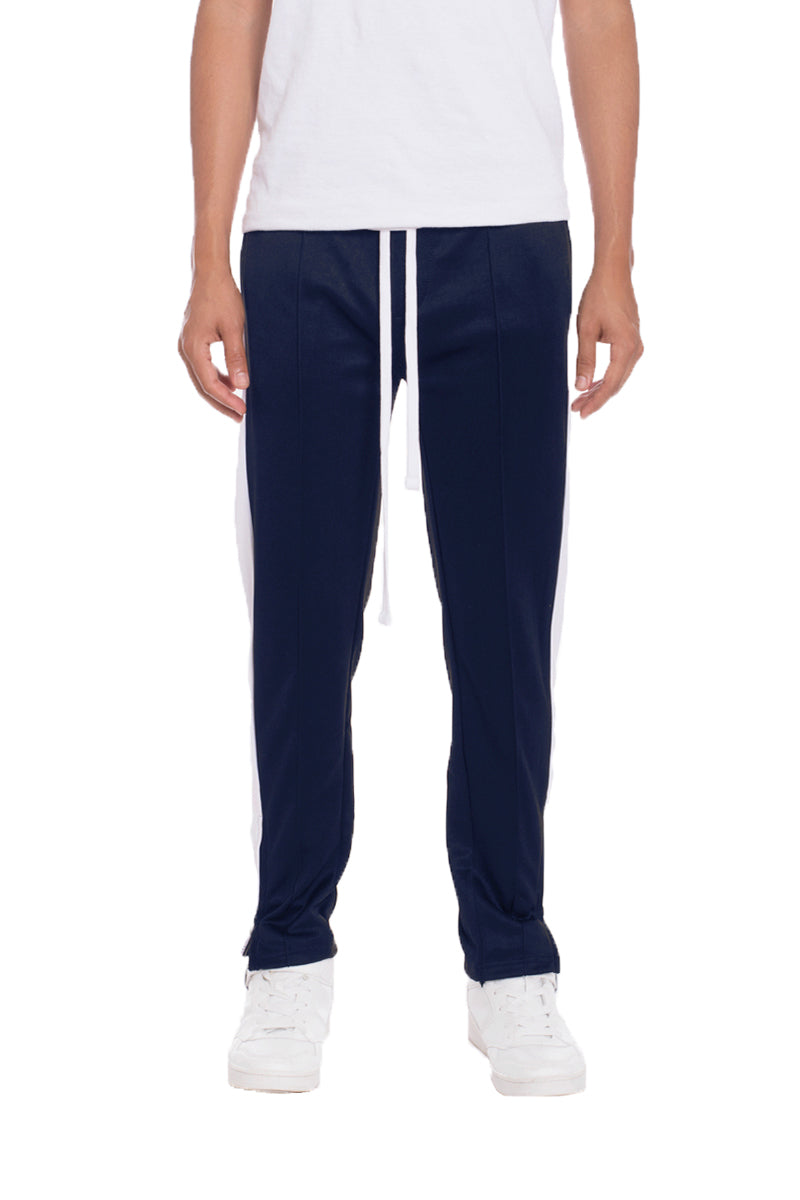 Lime Milo tricot sweat pants in soft fabric, featuring a relaxed fit and elastic waistband, ideal for comfortable casual wear.