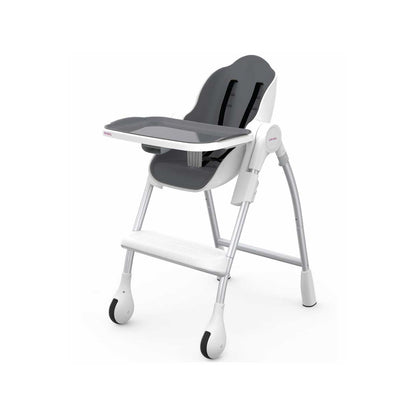 Ultramarine Dione Oribel Cocoon baby high chair for infants and toddlers, with a colorful, ergonomic design and safety features.