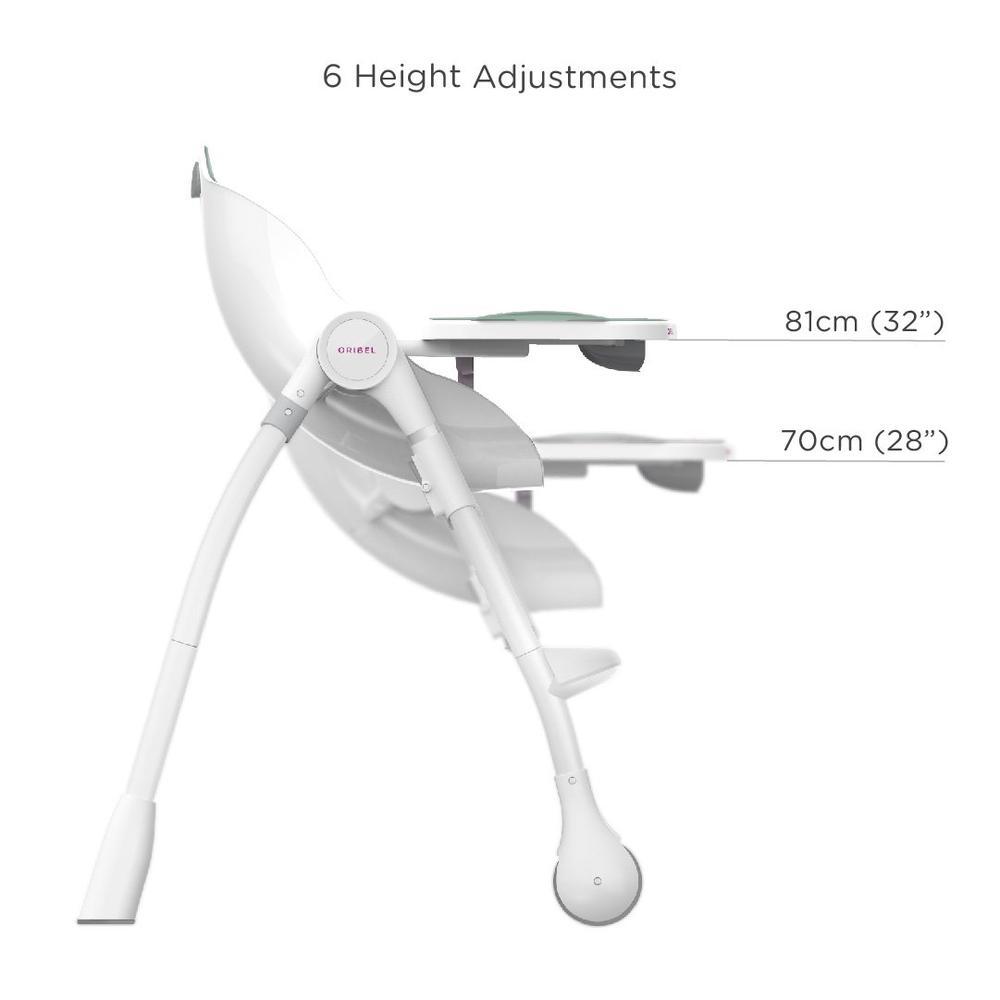Ultramarine Dione Oribel Cocoon baby high chair for infants and toddlers, featuring a sleek design for kid dining and feeding.