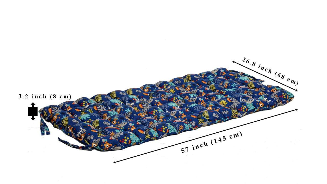 Blue origami pattern pillow on climbing arch furniture by Red Oceanus, showcasing decorative and comfortable design.