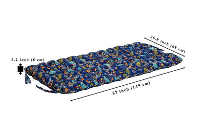 Blue origami pattern pillow on climbing arch furniture by Red Oceanus, showcasing decorative and comfortable design.