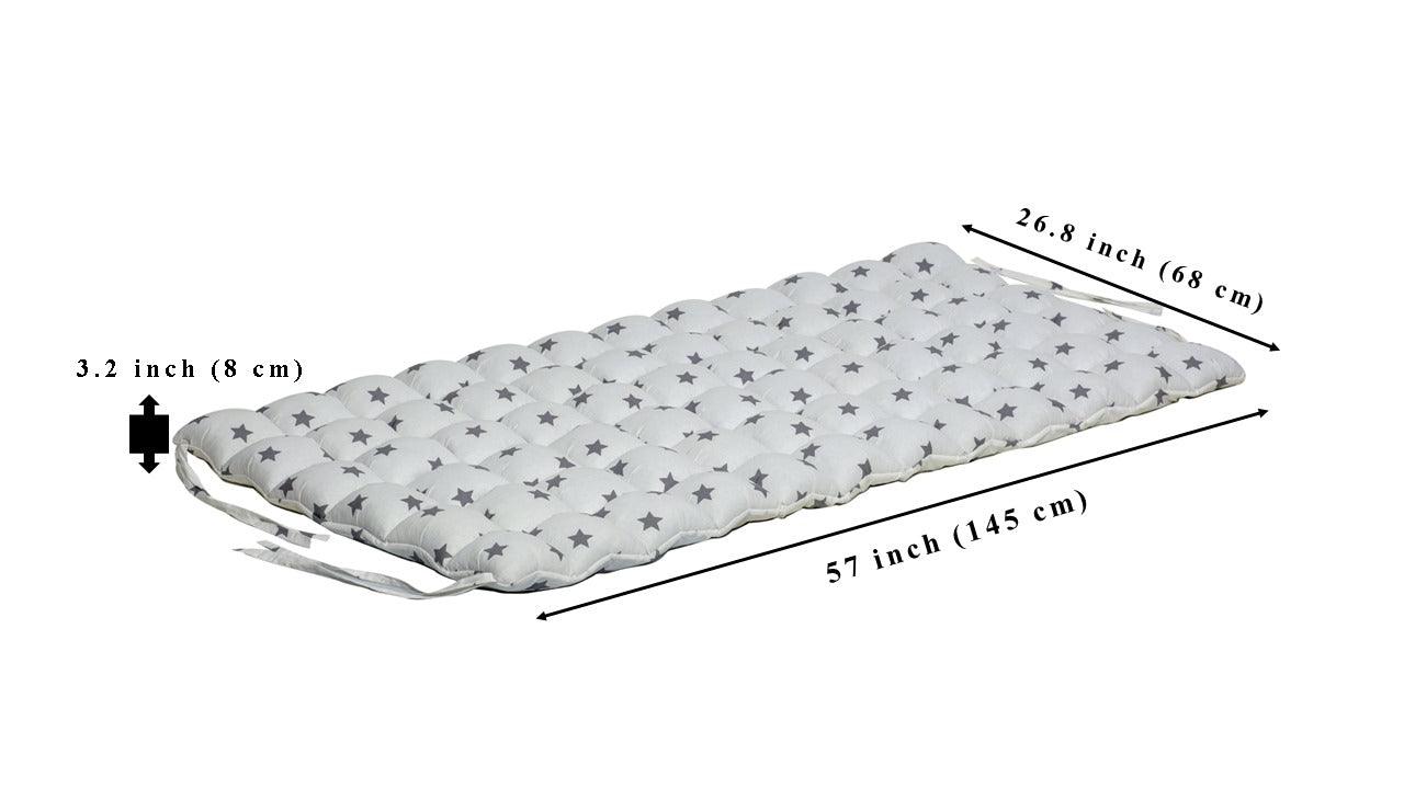 White climbing arch or rocker pillow with map pattern, designed for furniture by Red Oceanus.