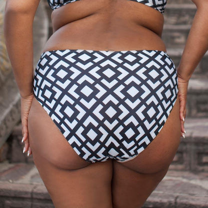 Plus-size high waist bikini bottom from Lime Lucy&