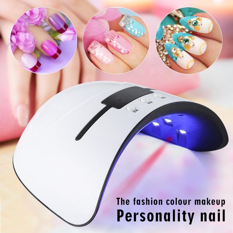 Yellow Pandora acrylic gel UV LED nail curing lamp for professional gel nails and quick curing at home.
