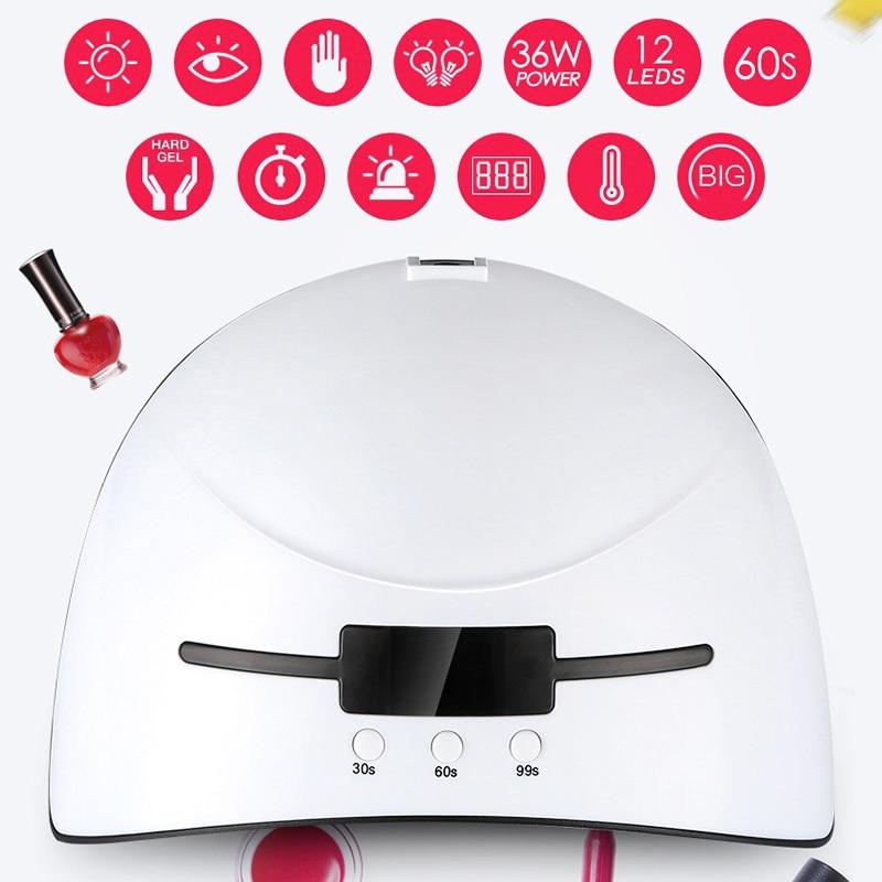 Yellow Pandora acrylic gel UV LED nail curing lamp for professional nail art and gel polish curing.