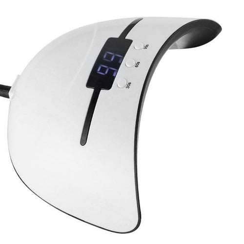 Yellow Pandora Acrylic Gel UV LED Nail Curing Lamp for professional nail art and gel polish curing.