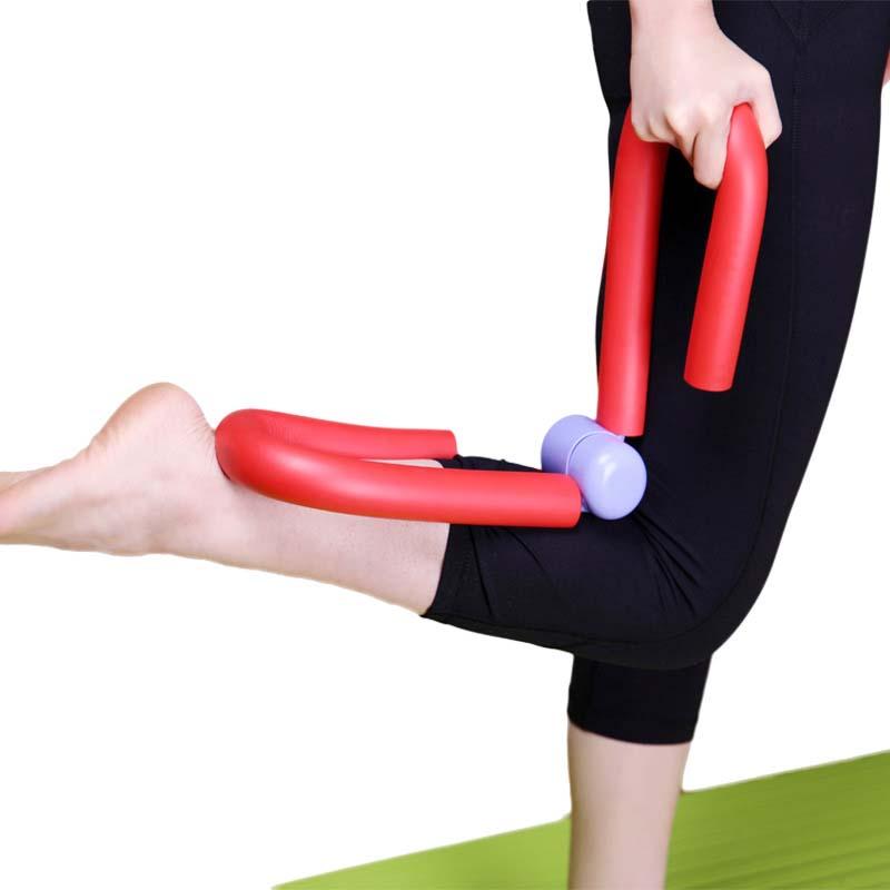 Yellow Pandora thigh and arm exercise muscle strengthening flexor, compact fitness equipment for muscle toning and resistance training.