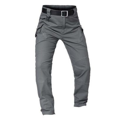 Grey Beech tactical cargo pants with multiple pockets, rugged design, and durable fabric suitable for outdoor or work use.