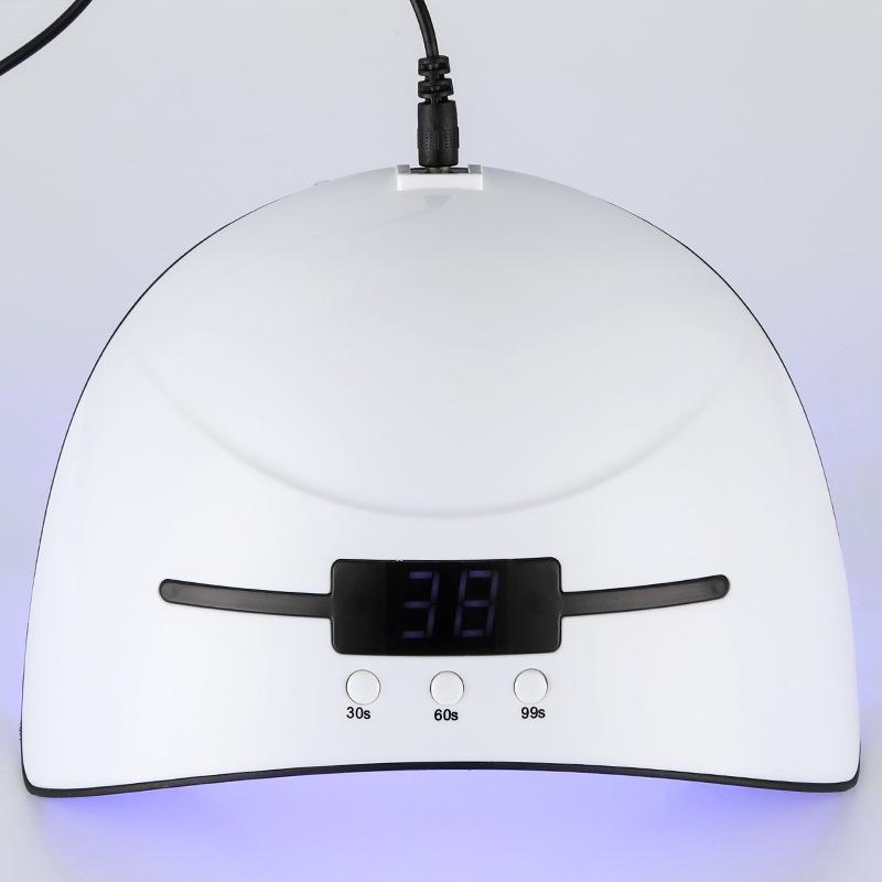 Yellow Pandora acrylic gel UV LED nail curing lamp for professional and home nail enhancement.