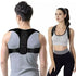 Unisex Yellow Pandora adjustable back posture corrector worn over clothing to improve spinal alignment and support good posture.