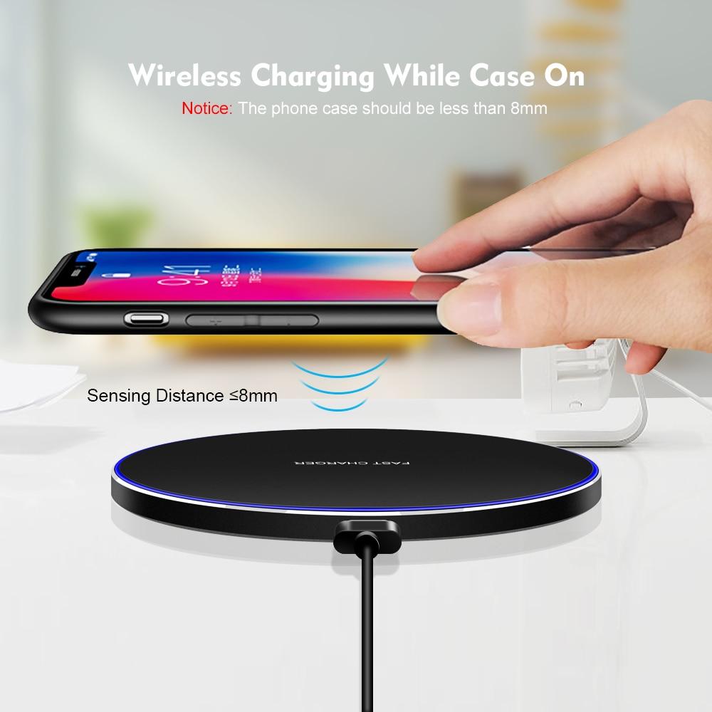 Yellow Pandora Dragon W9 30W wireless charging pad for mobile and laptop devices, with sleek, modern design.