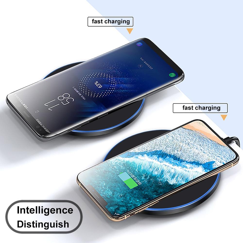Yellow Pandora Dragon W9 30W wireless charging pad for mobile and laptop devices, featuring sleek design and compact form.