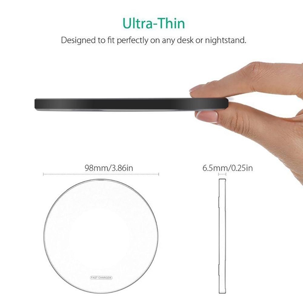 Yellow Pandora Dragon W9 30W wireless charging pad for smartphones and laptops, with sleek design and charging indicator light.