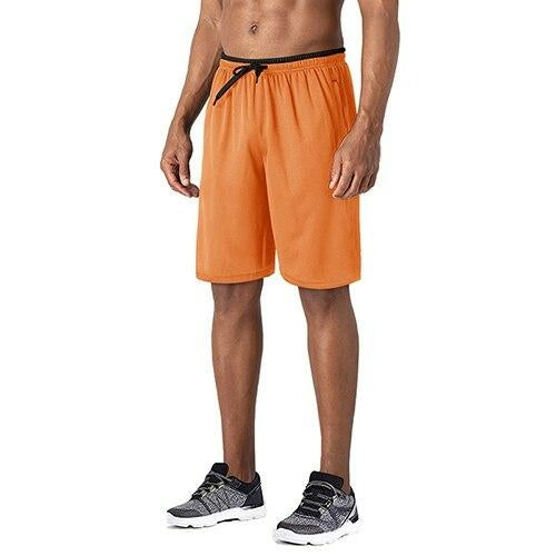 Mens lightweight mesh jogger shorts by Yellow Angel, ideal for gym fitness and outdoor sports activities