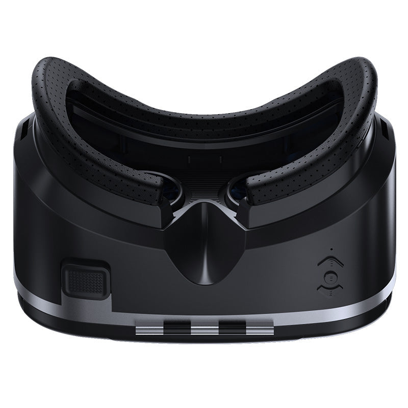 Yellow Pandora Dragon Flash VR gaming headset with controller for mobile and laptop gaming, featuring sleek design and adjustable straps.