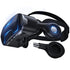 Yellow Pandora Dragon Flash VR gaming headset with controller for mobile and laptop gaming, featuring adjustable straps and immersive design.