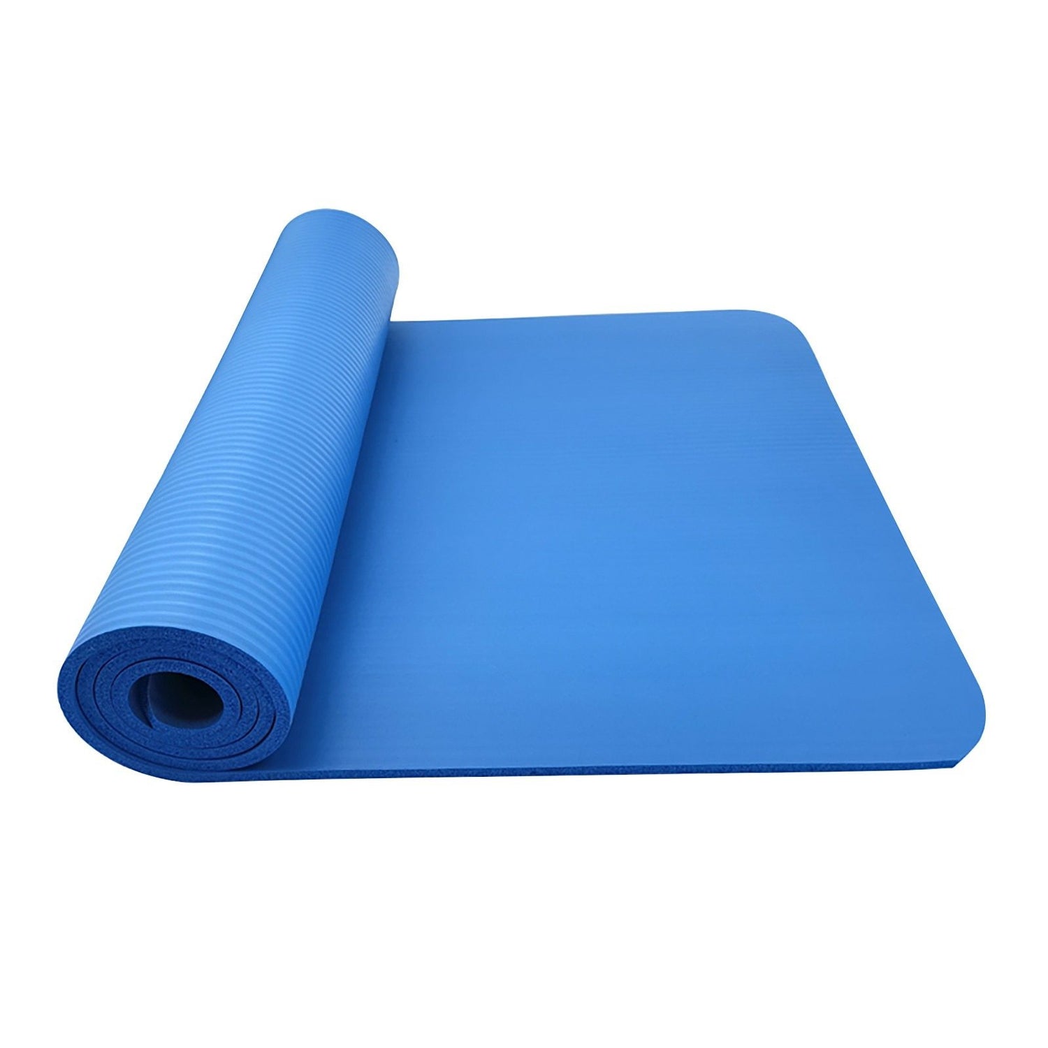 Large Yellow Pandora Slip Yoga Fitness Mat for yoga and exercise, with textured surface for grip and comfort.