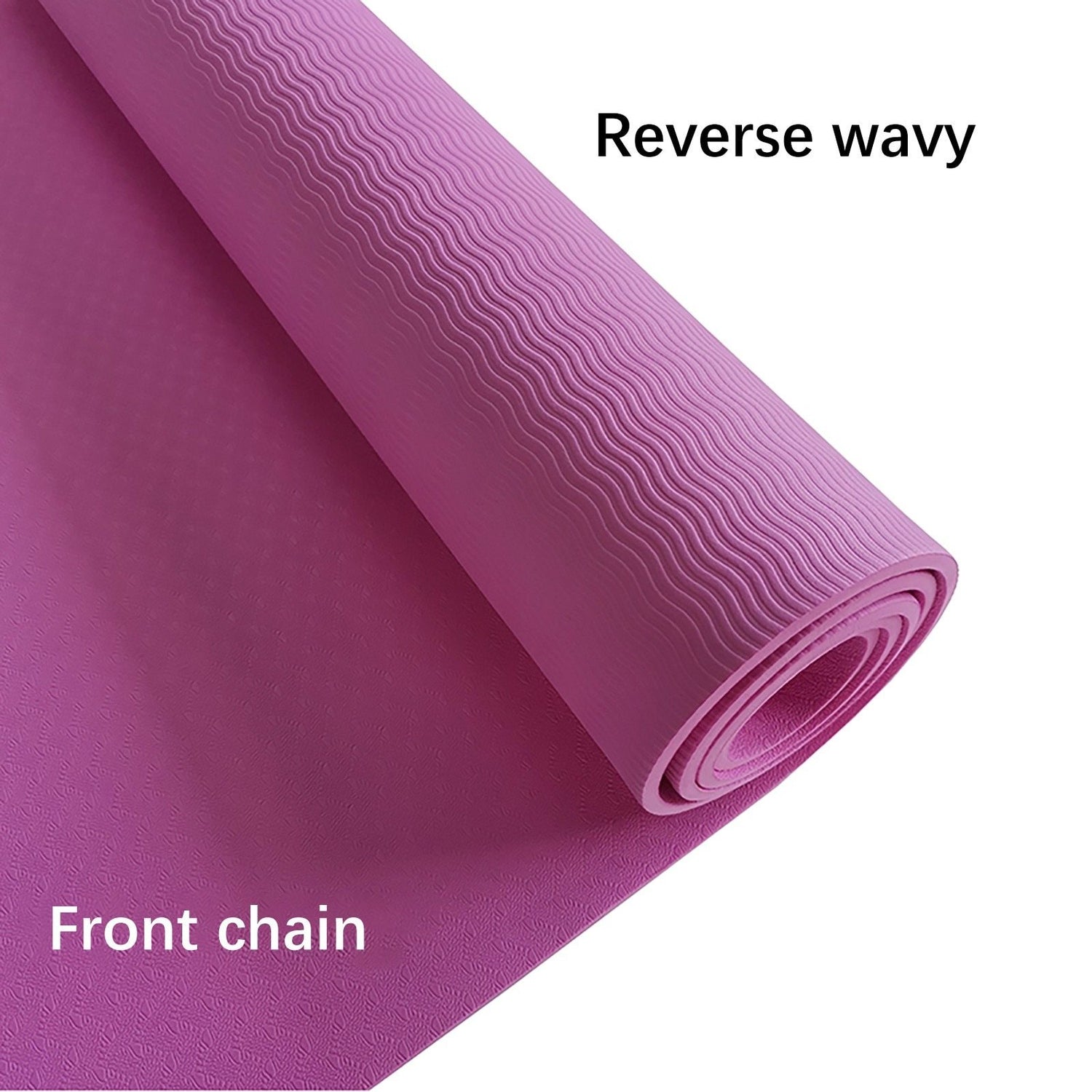 Large Yellow Pandora slip-resistant yoga fitness mat for yoga and exercise, made of durable, comfortable material.