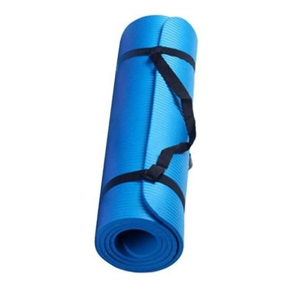 Large Yellow Pandora slip yoga fitness mat with textured surface for stability during exercise, ideal for yoga and fitness routines.