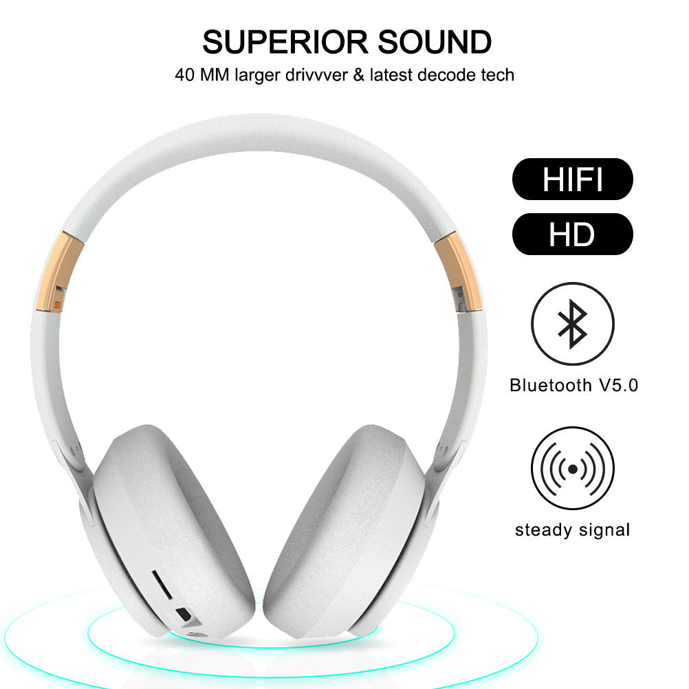 Yellow Pandora Dragon wireless Bluetooth 5.0 gaming headset with TF card slot, designed for mobile and laptop gaming accessories.