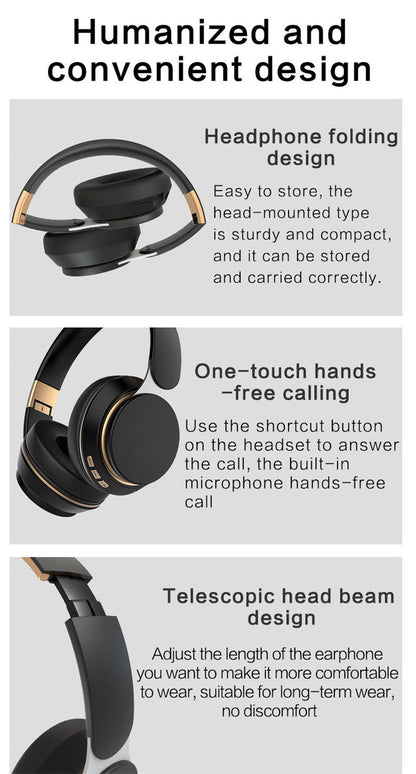 Yellow Pandora Dragon wireless Bluetooth gaming headset with TF card slot, designed for mobile and laptop use.