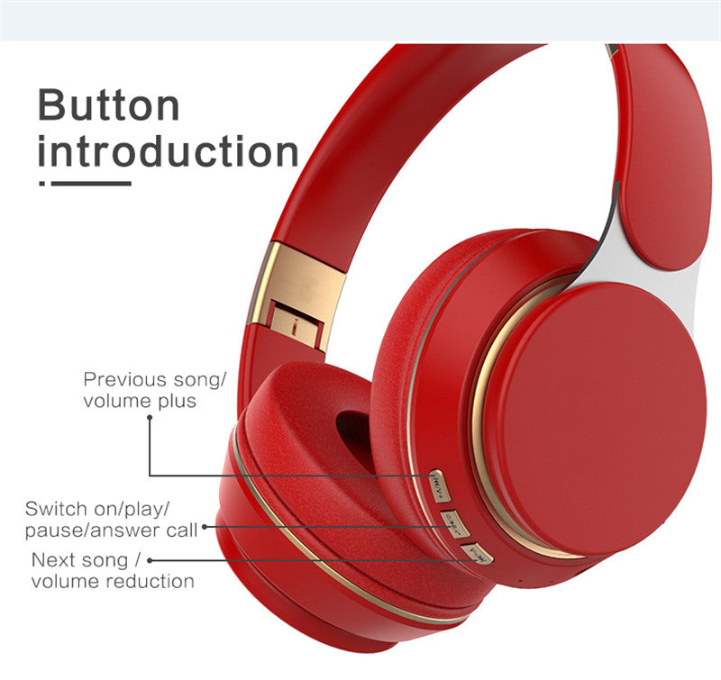 Yellow Pandora Dragon wireless Bluetooth 5.0 gaming headset with TF card slot, designed for mobile and laptop use.