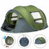 Yellow Pandora large capacity camping tent for 4 to 5 persons, automatic pop-up design, suitable for outdoor camping adventures.