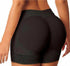Yellow Pandora padded body shaper butt lifter panty, seamless lingerie with shaping and lifting design, shown on a mannequin.