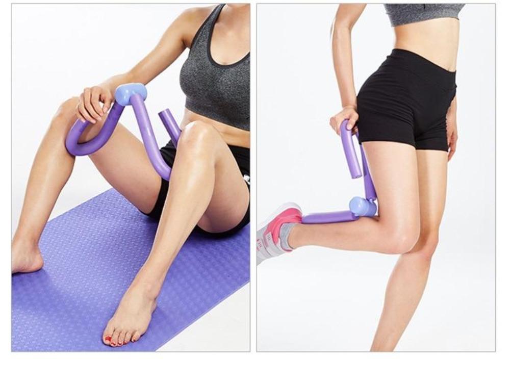 Yellow Pandora thigh and arm exercise muscle strengthening flexor, compact fitness equipment for muscle toning and resistance training.