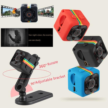 Yellow Pandora night vision mini camera with 1080P resolution, portable audio and video device, compact and easy to use.