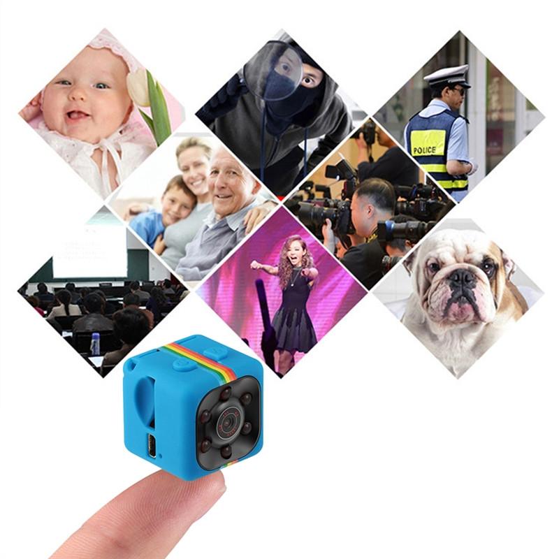 Yellow Pandora portable mini camera with night vision, 1080P resolution, suitable for audio and video recording.