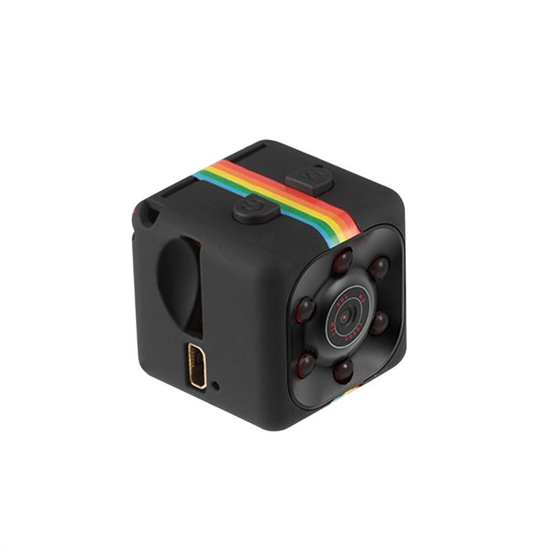 Yellow Pandora night vision 1080P portable mini camera for audio and video recording with compact design.