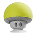Yellow Pandora portable wireless mushroom Bluetooth speaker with built-in microphone, ideal for mobile and laptop use.