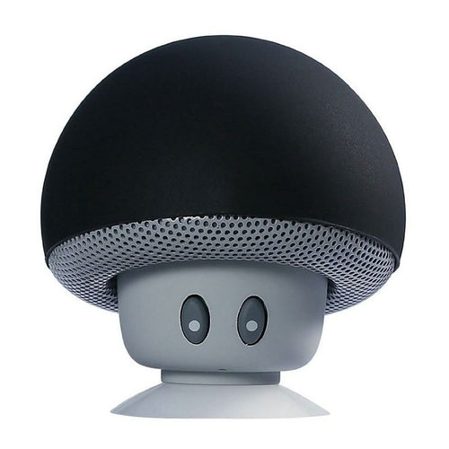 Yellow Pandora portable wireless mushroom Bluetooth speaker with built-in mic, ideal for mobile and laptop audio accessories.