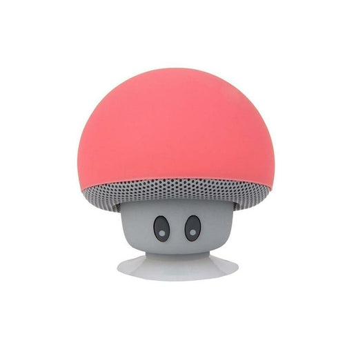 Yellow Pandora portable wireless mushroom Bluetooth speaker with built-in mic, designed for mobile and laptop audio accessories.