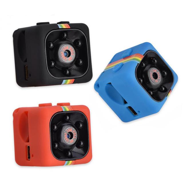 Yellow Pandora Night Vision 1080P portable mini camera for audio and video recording, compact and easy to use.